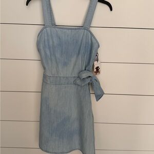 Sincerely Jules Light Blue Denim Skort/Dress MEDIUM